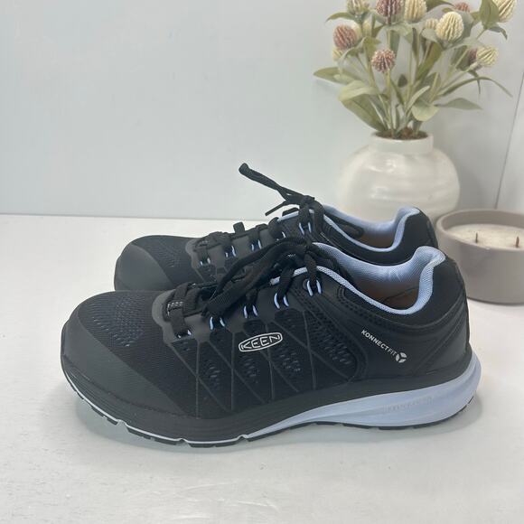 Keen Utility Footwear Vista Energy Hydrangea Konnect Shoes Black Women's 9W NWB - Picture 5 of 9